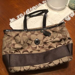 Coach tote/diaper bag